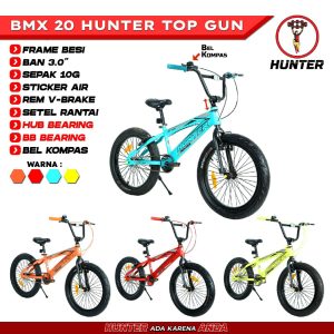 Sepeda Hunter top Gun paling keren seIndonesia harga top Markotop