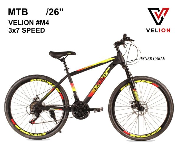 Sepeda Velion MTB 7 speed V brake ukuran 26