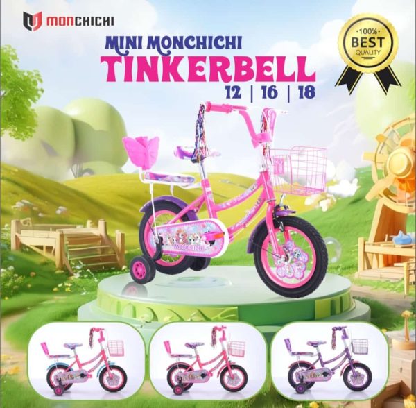 Sepeda Tinker Bell Ceria ukuran 12