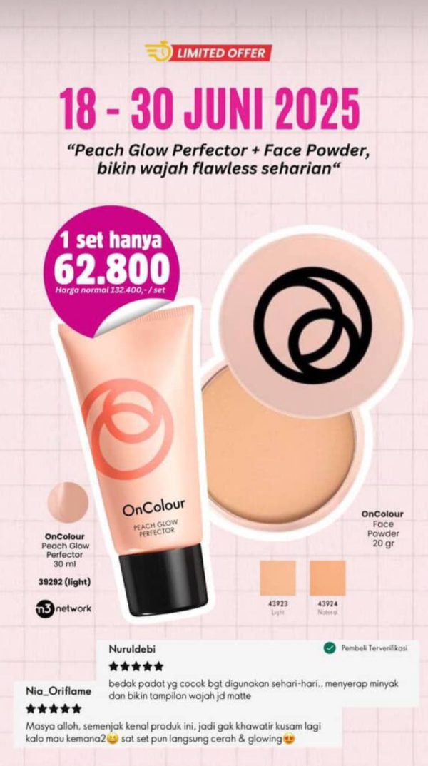 Peach Glow Perfector Plus Face Powder