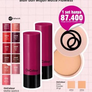 2 Matte Lipstick Plus Face Powder