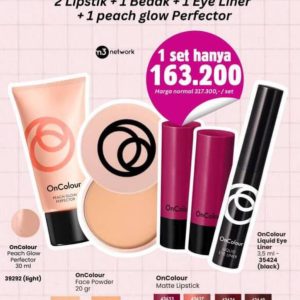 5 Produk 2lipstik Plus 1 Bedak Plus 1 Eye Liner Plus 1 Peach Glow Perfector