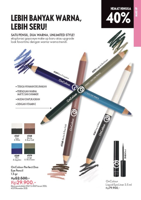 ON Colour perfect duo Eye pencil 29.900