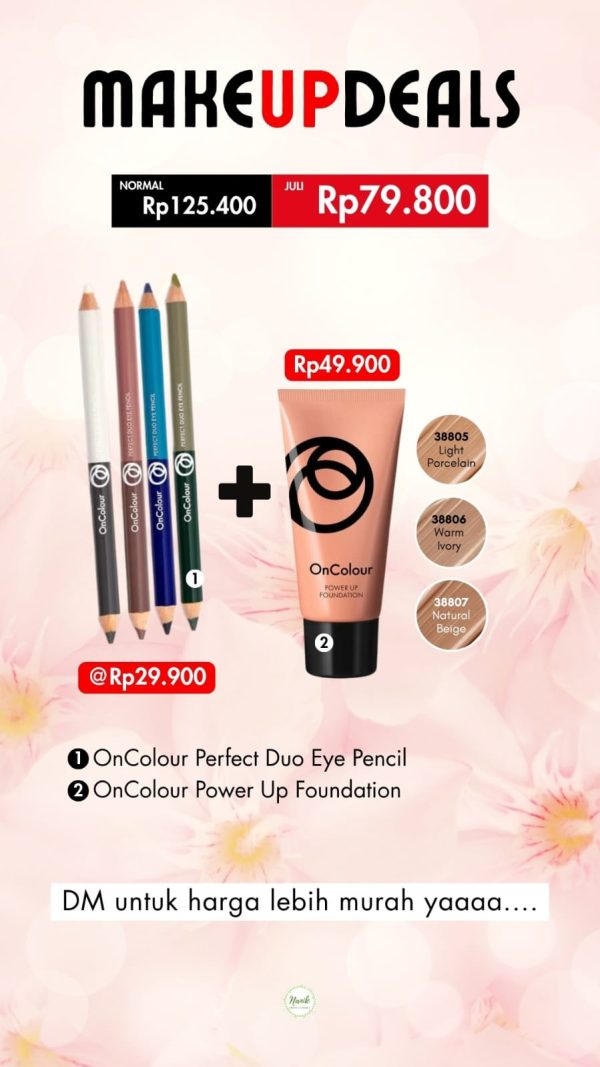 Make up Deals Terbaik Pensil Alis Plus Foundation